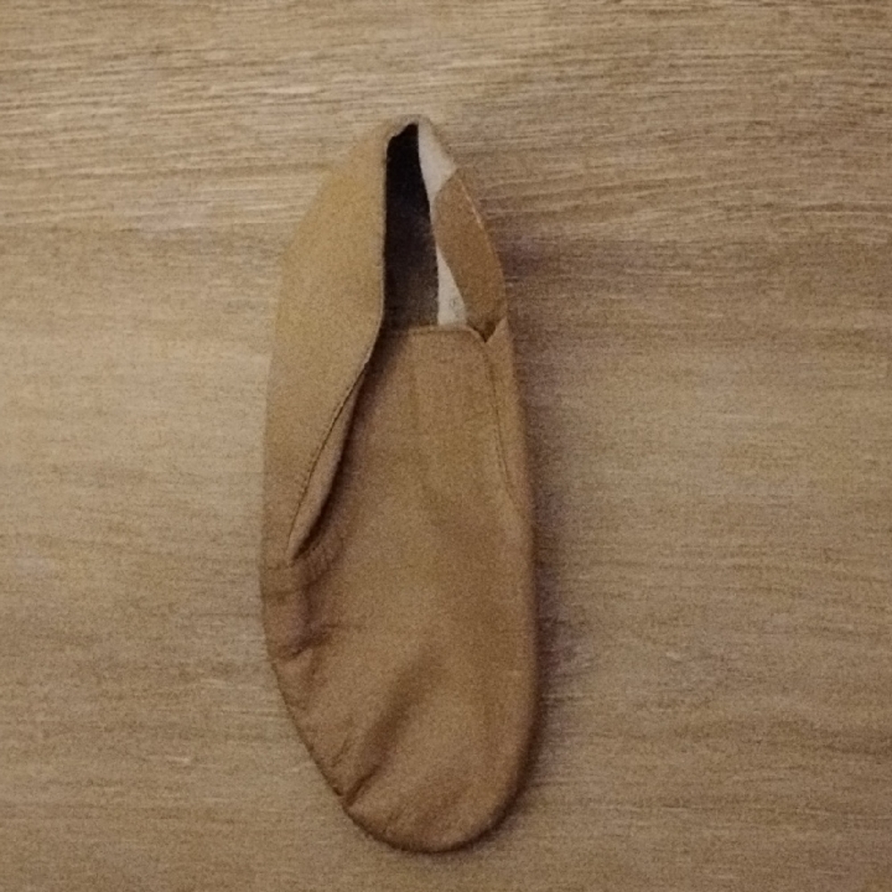 Tan Leather Slip-On Loafer